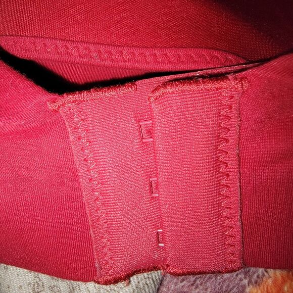 Soma Enbliss Wireless Bra, RED BEAUTY Size 38D - Picture 5 of 7